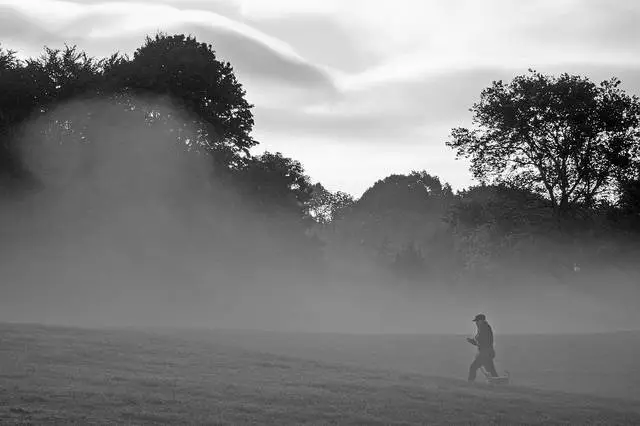 Morning fog, Prospect Park by Doug Turetsky on Flickr